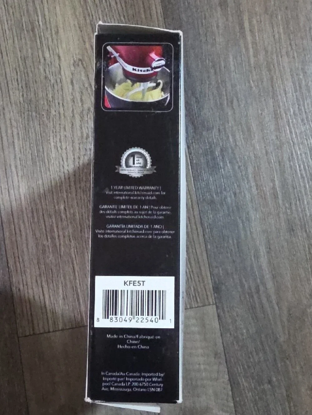 KitchenAid White and Gray Flex Edge Beater for Tilt-Head Mixers